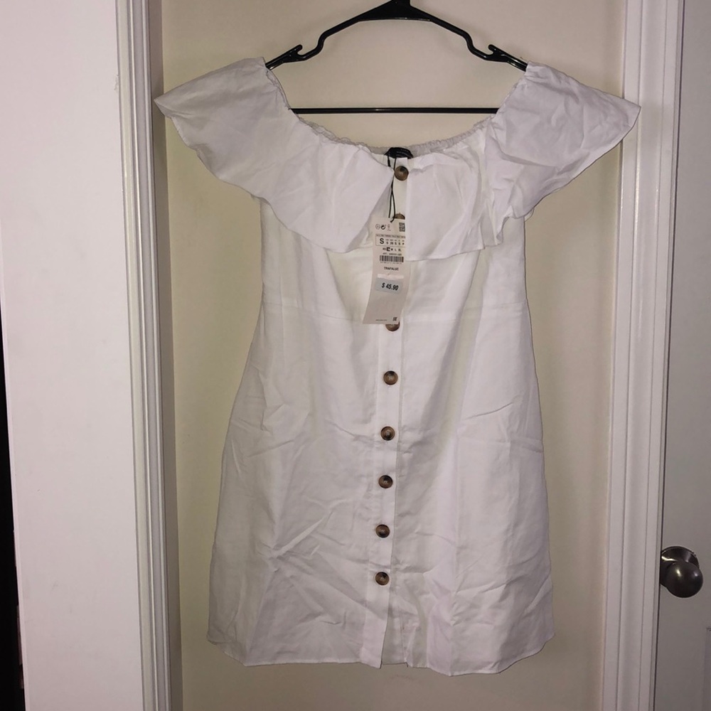 Zara off the shoulder dress